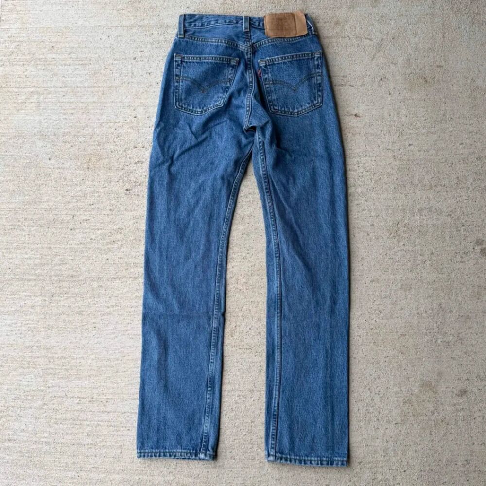 Vintage 90s Levis 501 For Women High Waisted Jeans Button Fly W25 L30 USA 1999